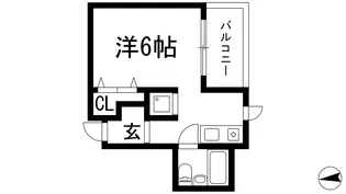 石橋マンション【3階】の間取り
