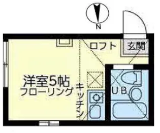 ユナイト岡沢パフェ・ドゥ・モンブラン【2階】の間取り