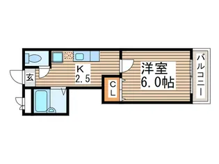 シャルマン草加【2階】の間取り