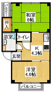 メゾンAY【3階】の間取り