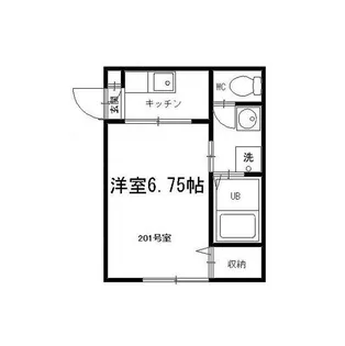 K.S.H【2階】の間取り