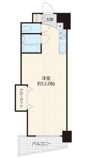 東品川マンション【1階】の間取り