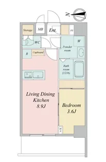 LIME RESIDENCE KAWAGUCHI EAST【7階】の間取り