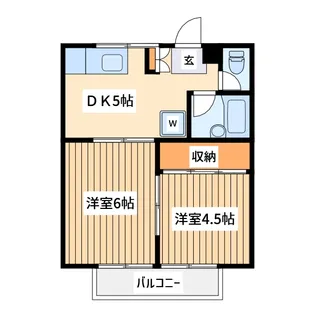 メゾンドM【2階】の間取り
