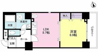 RAFFINE TERRACE【9階】の間取り