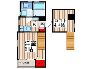 カーサ市川真間【1階】の間取り