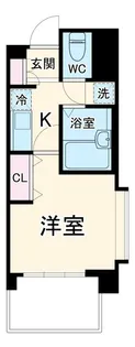 エクセリア横浜【8階】の間取り