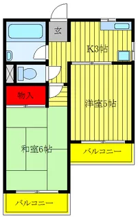 第二ハイツ池田【3階】の間取り