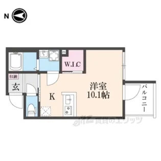 ウェルスクエア壬生高辻通【3階】の間取り