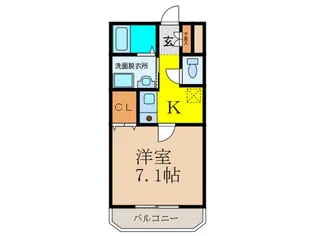 CARMEL【1階】の間取り