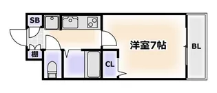 アーバンエース日本橋パル【10階】の間取り