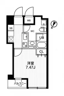 ブランセ森下【2階】の間取り