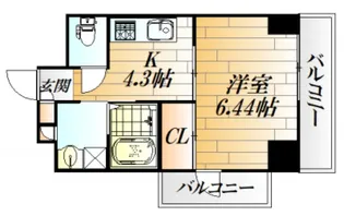 ラパーズタカタ【3階】の間取り