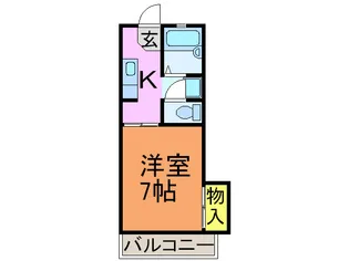 フレグランス並河【1階】の間取り