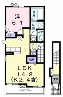 ノーブル【2階】の間取り