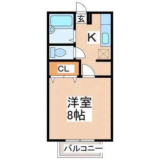 シティハイムレトア【1階】の間取り