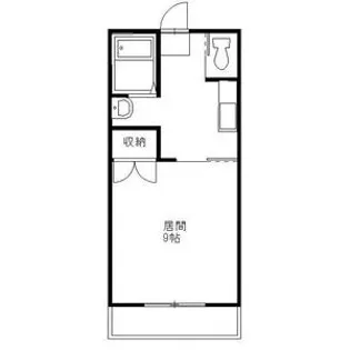 岩崎マンション【1階】の間取り