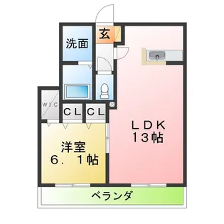 ミューベル ラビアンA【2階】の間取り