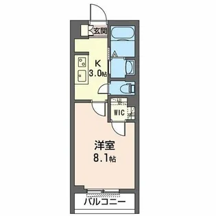 フォレナ レジデンス【1階】の間取り