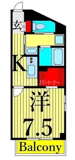 b’CASA Prazer Odai【3階】の間取り