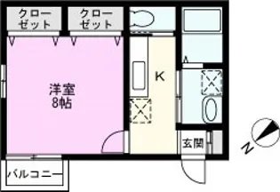 ヒューマンパレス南流山IV【3階】の間取り