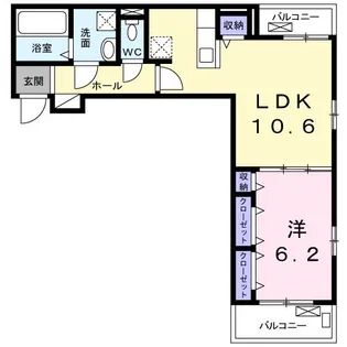 ブラン コリーヌ【2階】の間取り