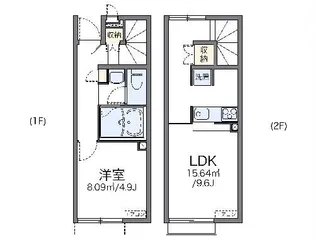 レオネクスト向日葵【1階】の間取り
