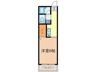 メゾンオサベV【2階】の間取り