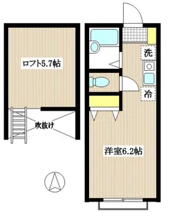 パールハイム壱番館【2階】の間取り