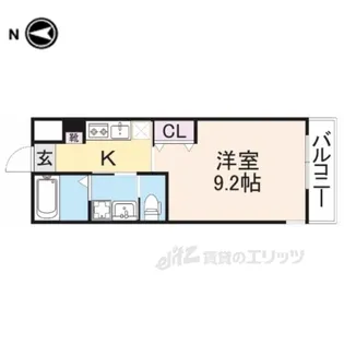 ハピーハウス【1階】の間取り