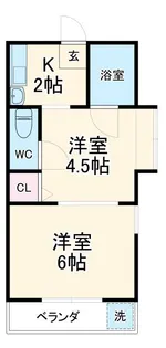 パレス芝公園【3階】の間取り