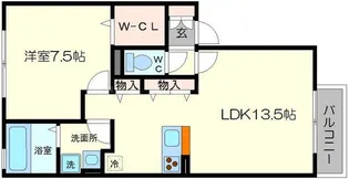 スフィア【1階】の間取り