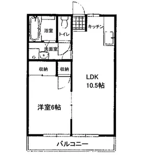 光マンションI【2階】の間取り