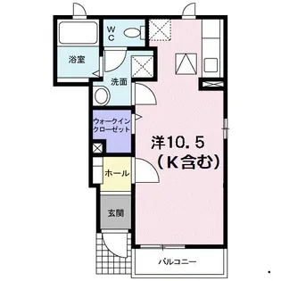 シャルマン花みずきII【1階】の間取り