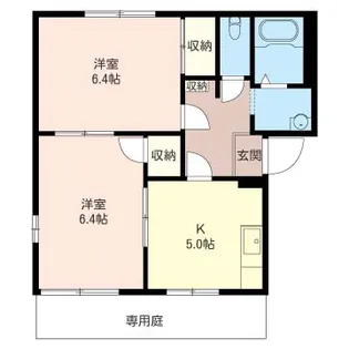 パラッシオ本町II【1階】の間取り