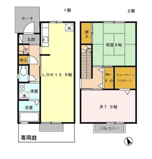アネックス河尻Cの間取り