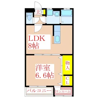 M&Mマンション【3階】の間取り