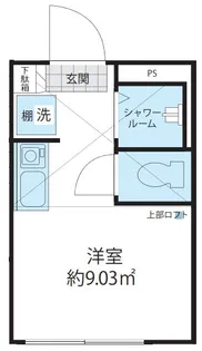 Shanti Casa四谷若葉【1階】の間取り