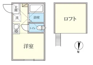 アーヴェル桜本【1階】の間取り
