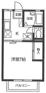 ソレイユ鷹の道【2階】の間取り