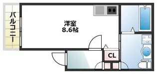 Reメゾン桃谷【2階】の間取り