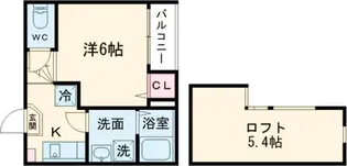 ハーモニーテラス太秦宮ノ前町【1階】の間取り
