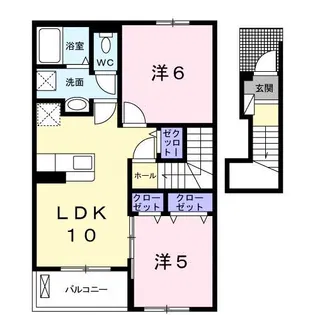 アルバ ビエント【2階】の間取り