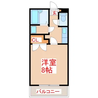 グリーンステージ葉月館【4階】の間取り