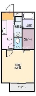 リジェール・アラモード【2階】の間取り