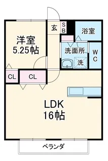 サンライフ宮西【2階】の間取り