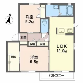 シャーメゾン・フォルビート C棟【2階】の間取り