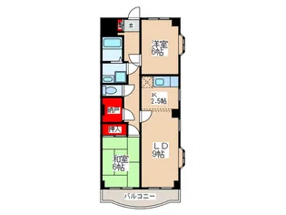 マンションイケヤ【1階】の間取り