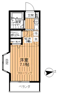 リスタアバン【2階】の間取り