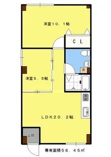 IKEDAYAMA TERRACE【1階】の間取り